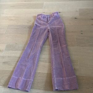 EUC We The Free Corduroy Pants, light Purple, Sz 26